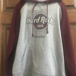 Vintage Hard Rock Cafe Kraków Poland Hoodie Hooded